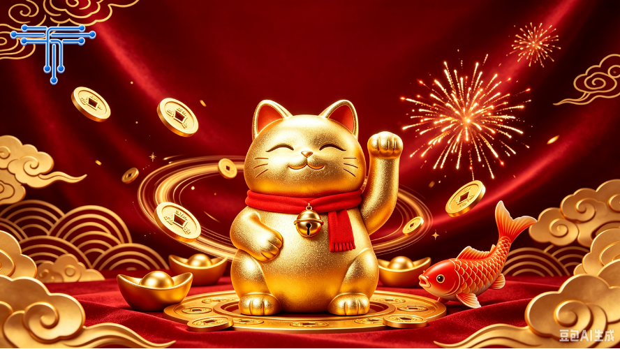 黄金招财猫